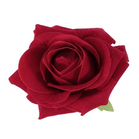 Punainen kangasruusu hiusneula keinotekoinen kukka rintakoru morsiamen hiuskoristeet lomaesityksiin ja juhliin