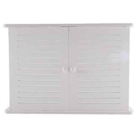 Trådløs Wifi Router Opbevaringskasser Træ Kasse S