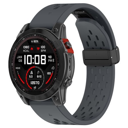 22mm Silikonarmband för Garmin Epix Pro 47mm/Fenix 7/Fenix 7 Pro