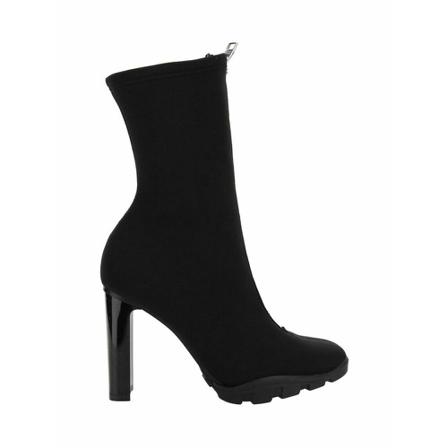 Alexander McQueen, Zip Ankle Boots Czarny, Kobieta, Rozmiar: 38 EU