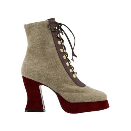 Roberto Festa, Heeled Boots Szary, Kobieta, Rozmiar: 39 EU