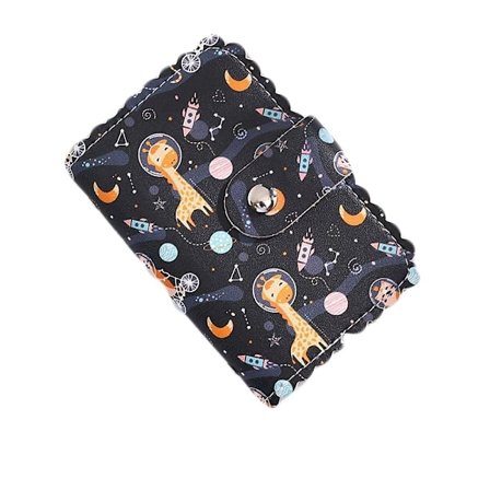 Sød pung til bankkort til kvinder, lille hasp, multikortlommer, casual ID-kortholder, visitkortholder, kortholder, bog, kreditkortklemme