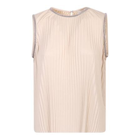 Fabiana Filippi Top , Beige , Dames , Maat: L