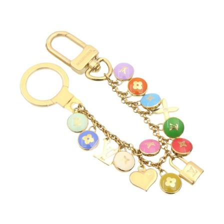 Louis Vuitton Vintage, Pre-owned Porte Cles Chainne Pastilles Geel, Dames, Maat:ONE Size