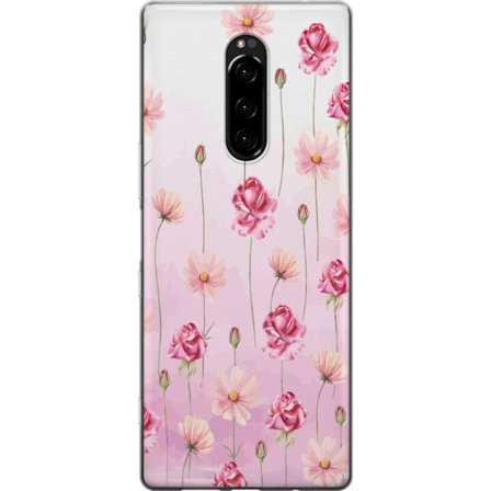 Yhteensopiva Puhelinkuori Sony Xperia 1 Rose Petal Whisper