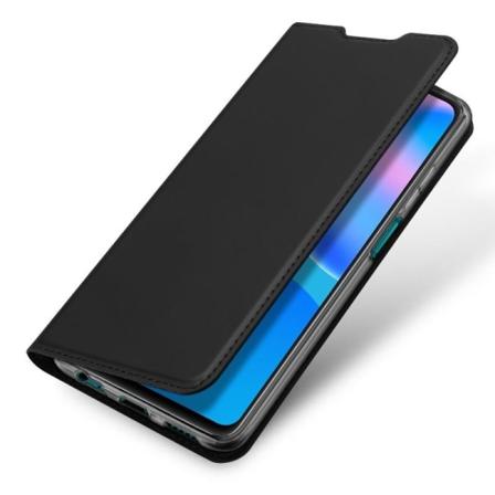 Huawei P Smart 2021 Flipfodral Skin Pro med Kortfack Svart