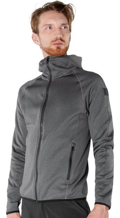 Fristads Outdoor Herr Calcium Polartec Power stretch hoodie, Antracitgrå
