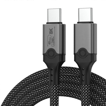 USB4 40Gbps Kabel Understøtter Hurtig Dataoverførsel 240W Opladning 8K60Hz Video Transmission Datakabel