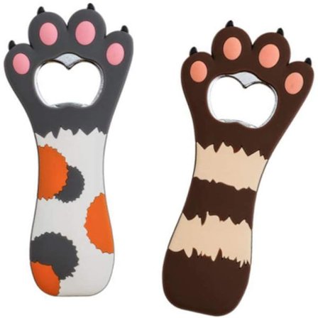 2 kpl Kissan kynsi pullonavaaja magneettinen jääkaappimagneetti