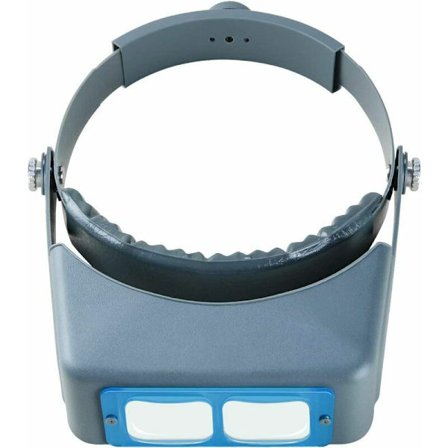 Hovedbånd Lup Håndfri Juveler Forstørrelsesglas Hovedmontering Hjelm Lup Visir Optisk Glas 4 Udskiftelige Linser til Læsning Reparation