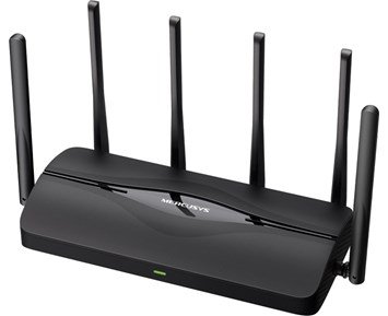 Mercusys MR37BE - Snabb Dual-Band Wi-Fi 7 router med 6 st antenner