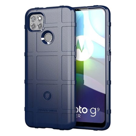 Rugged Shield Motorola Moto G9 Power skal - Blå