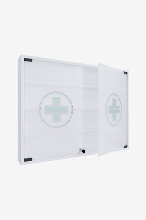 VCM - Medicinskab Hustila L - Hvid - Hylder & opbevaring - Fra Homeroom