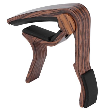 Universal akustisk folkegitar capo tuning klemme klips musikkinstrument tilbehør Sapele tre type