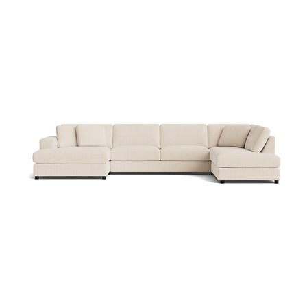 Oasis U-sofa, venstrevendt - Lincoln Beige - 360x213x79 - Sofa, u-sofa