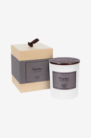 Eightmood - Duftlys, Purity Smokey lemon - Svart - Duftlys & duftpinner - Fra Homeroom