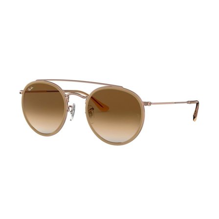 Ray-Ban Round Double Bridge - RB3647N 907051 51 i Brunn Metal