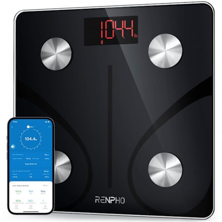 Personlige vægte, kropsfedtvægte, digitale Bluetooth-kropsvægte