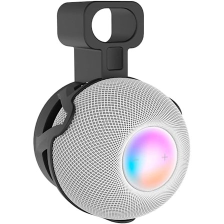 Vægmonteret stikkontakt-højtalerholder til Apple HomePod Mini, ingen skruer og usynlig perfekt ledningsstyring
