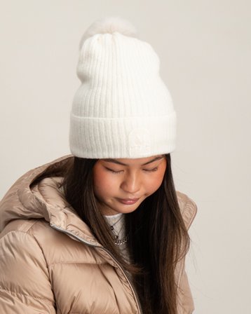 Parajumpers ALPACA POM POM HAT Beige Hatter Jente - Kids Brand Store