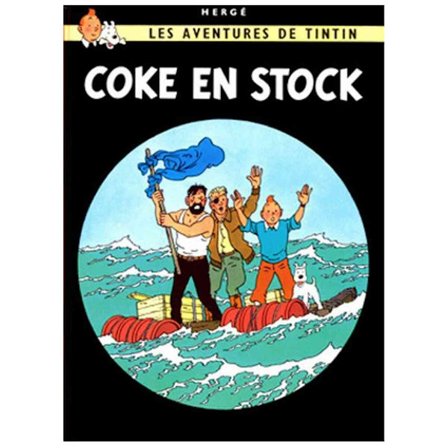 Poster - Tintin Coke en stock - Koks i lasten