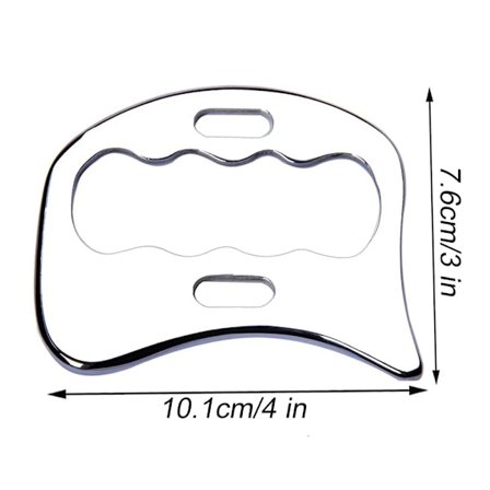Ruostumattomasta teräksestä valmistettu Gua Sha -kaavin IASTM-terapiahierontalauta Fasciakudoksen palautus Lihaskudoshieronta Kivunlievitys 