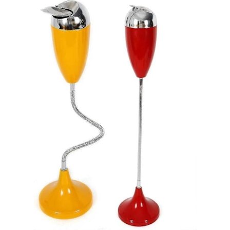 Justerbar Højde 75cm Fleksibel Cigaretgulvstativ Askebæger Med Låg Kompatibel Toilet Stue Begrænsning (sort)