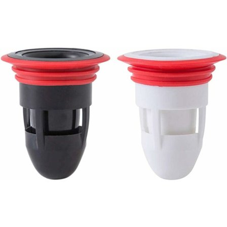 2-pak lugtfri gulvafløbsforbindelser til køkken og badeværelse