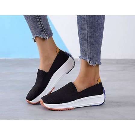 Mode Dam Flats Slip-on Mesh Light Sneakers
