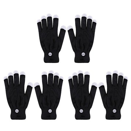 LED Blinkende Fingertupphansker LED Strobe Fingertupper Med Flerfarger Kul Gave Til Barn Tenåringer Voksne