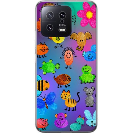 Kompatibel Mobilcover til Xiaomi 13 Little Scribble Friends