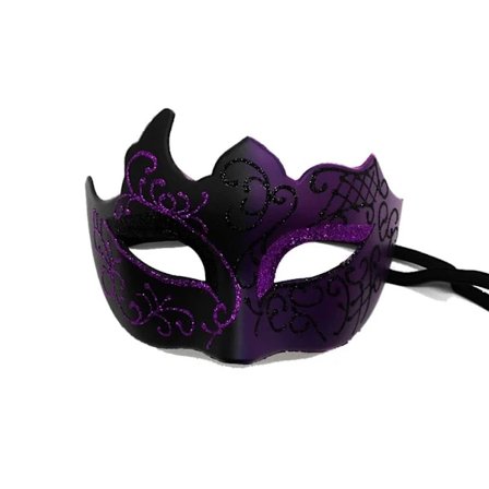 Dansmaske Maskerade Glanset Maske 5 5 5