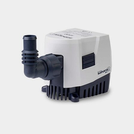 Dränkbar elektrisk länspump Attwood Sahara Mk2 S800 GPH (51.5 liter/min), 24 V, automatisk driftstart, med nivåvakt