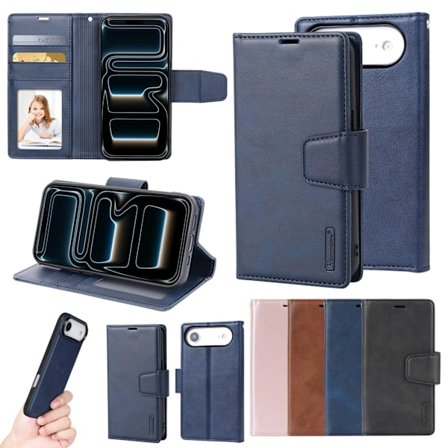 iPhone 17 Air 2-i-1 Plånboksfodral med Magnet & Kortfack