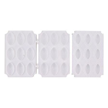 Kødbolleform ABS hakket kødform presseværktøj opvaskemaskine sikker kødbolleform til køkken DIY ni gitter