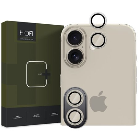 HOFI iPhone 16 / 16 Plus Linsskydd CamRing Pro+ Transparent