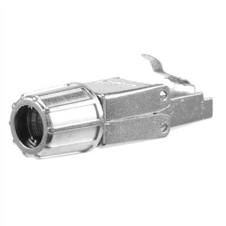 2 stk. RJ45 CAT7-stik, værktøjsfrit, afskærmet, modulært netværksstik til installationskabel