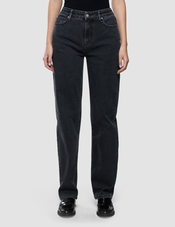 Shaping New Tomorrow - Dame - Jeans - Washed Black - Straight - Størrelse 30/30