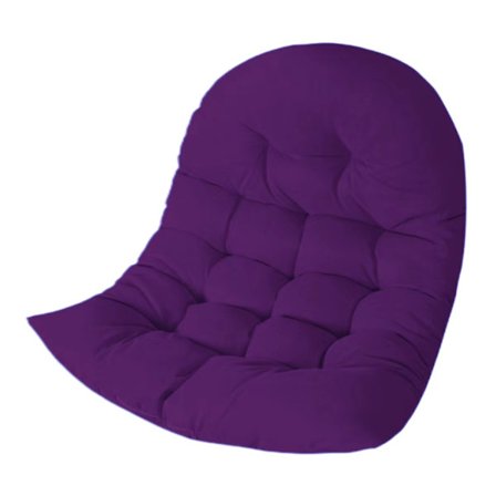 Indendørs hængende æggestol hængekøje stol sæde tyk pude hynde puder, 120x80cm