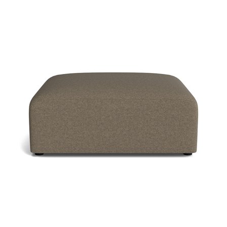 Soma Pouf Aurora Braun Modernes Design Bequemer Polsterhocker für das Wohnzimmer Eleganter Sitzhocker Komfortabel und Stilvoll Höhe 43cm