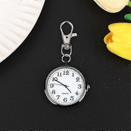 Taskukello Sairaanhoitaja Taskukello Avaimenperä Lääkäri Lääketieteellinen Vintage Kello Lahja Zekai_Halvat lahjat Musta