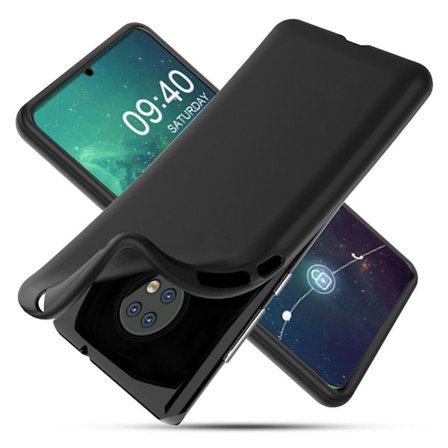 Nokia G10 / Nokia G20 - Matt TPU Mjuk Skal - Svart