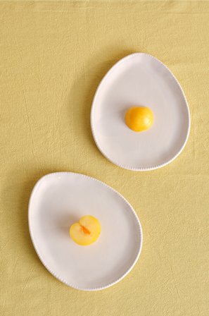 Jotex - 2-pakke Serveringsfat Hvit - ELSE - Kjøp Brett & serveringsfat hos Jotex