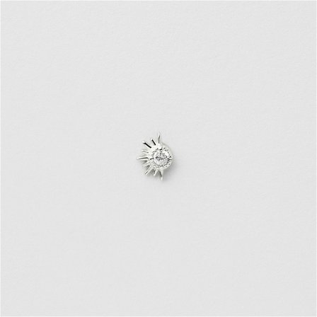 Clear Sun Piercing - Sterling Silver - Safira