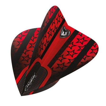 Winmau Red & Black Stars Prism Alpha Kite