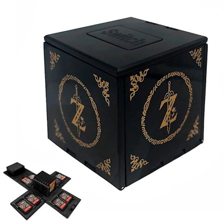 Spilopbevaringsboks til Nintendo Switch spilkort 16 kortpladser Cube Case Foldbar