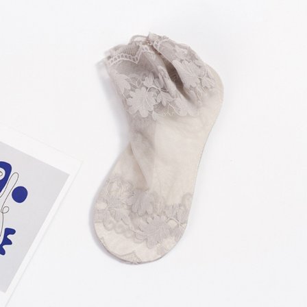 Båtsockor Spetsstrumpor C C