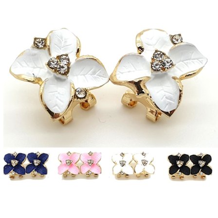 Earring tops studs Korean style flower