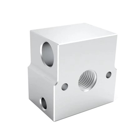 Aluminium Värmeblock för 3D-skrivare Värmeblock Långvarigt och Korrosionsbeständigt