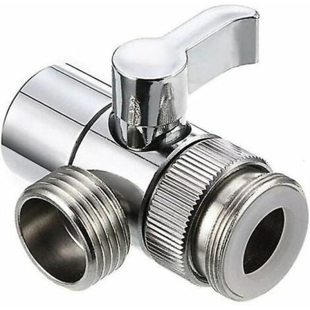 Omkastare Ventil Dusch Tillbehör, Ventil, Legering Blandare 2-vägs Mässing för Kök...